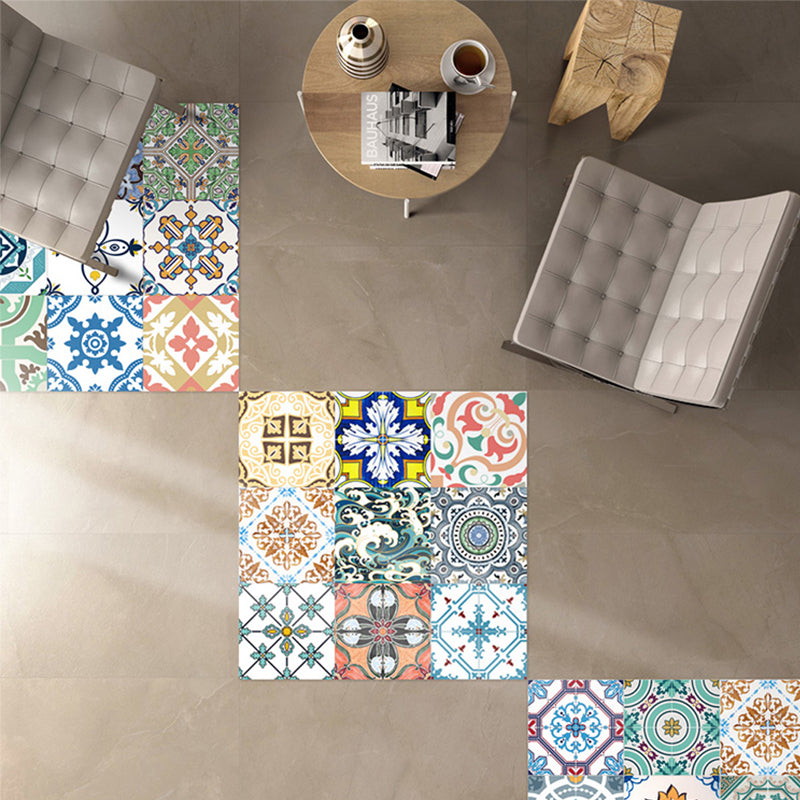 Colorful Easy Install Vinyl Floor Tiles