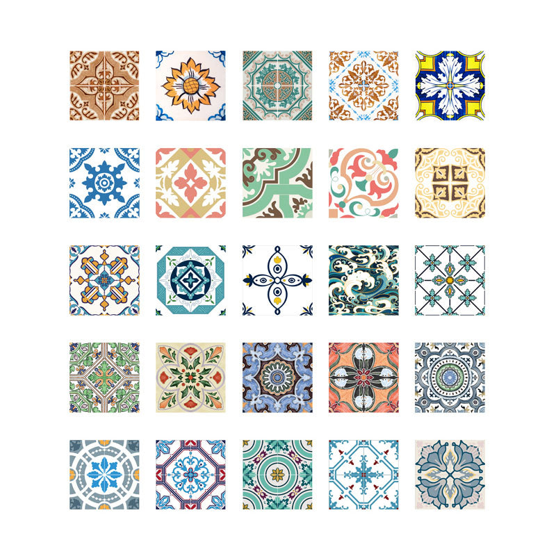 Colorful Easy Install Vinyl Floor Tiles