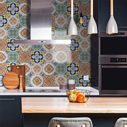 Colorful Easy Install Vinyl Floor Tiles