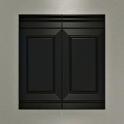 Simple Peel Stick Geometric Wall Decal Panel - Luxicro