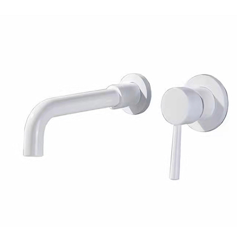 Contemporary 2-Handle Wall Mounted Basin Faucet
