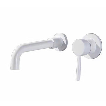 Contemporary 2-Handle Wall Mounted Basin Faucet