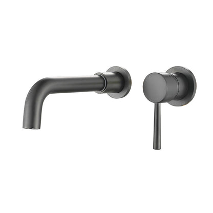 Contemporary 2-Handle Wall Mounted Basin Faucet