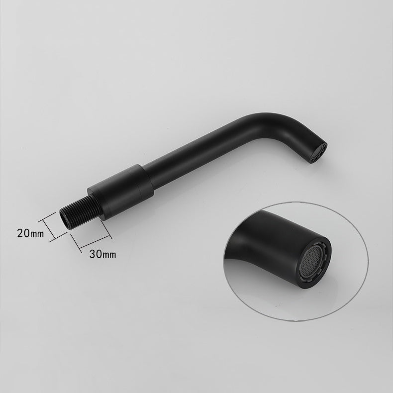 Contemporary 2-Handle Wall Mounted Basin Faucet