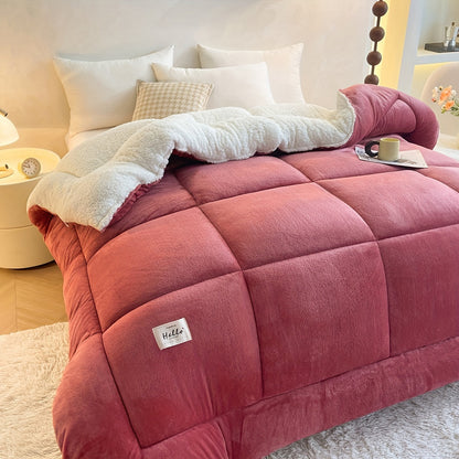 Cozy Plush Fleece Duvet Cover for Cold Winter Nights