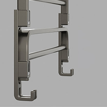Stylish Chrome Bathroom Shelf Towel Rack Set