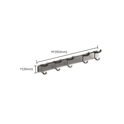 Stylish Chrome Bathroom Shelf Towel Rack Set