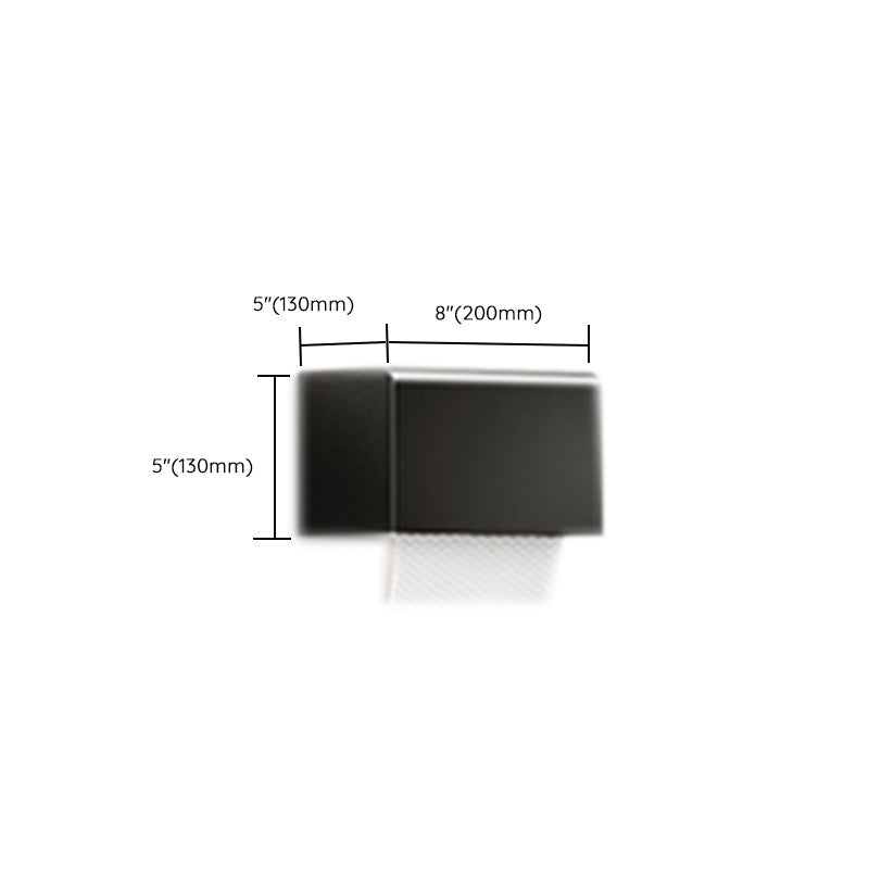 Modern Black Bathroom Storage Shelf Set