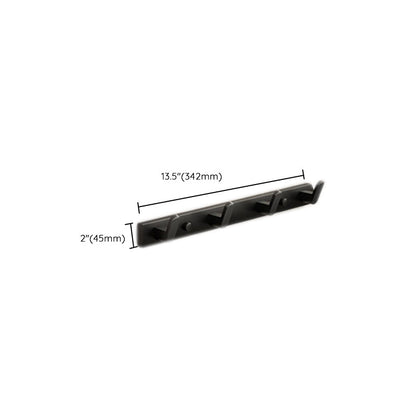 Modern Black Bathroom Storage Shelf Set