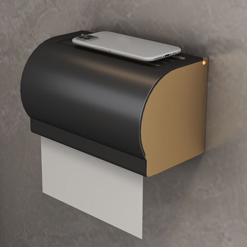 Elegant Black Brass Bathroom Accessories Set