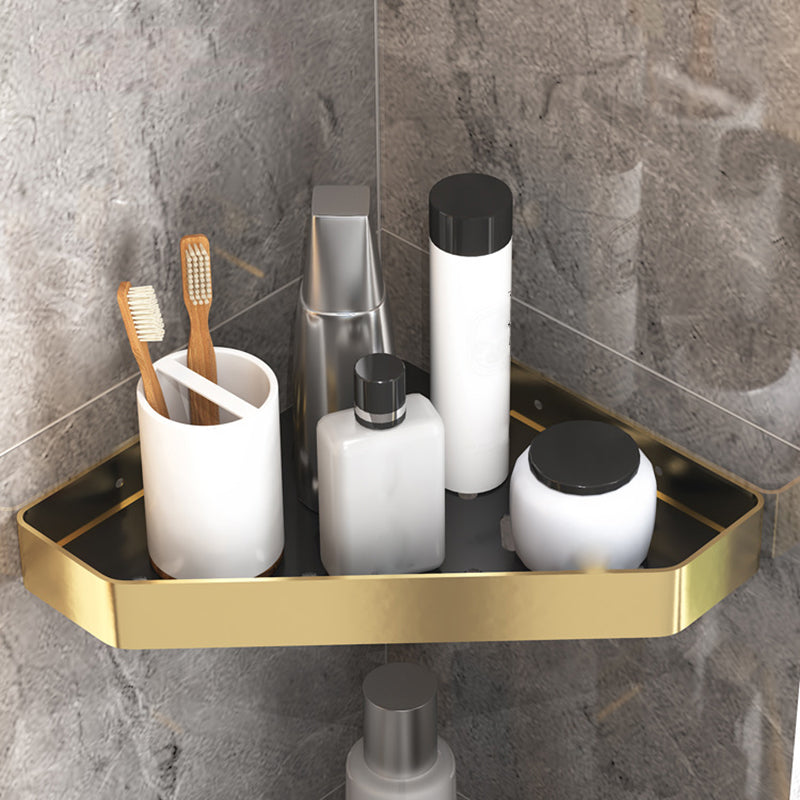 Elegant Black Brass Bathroom Accessories Set
