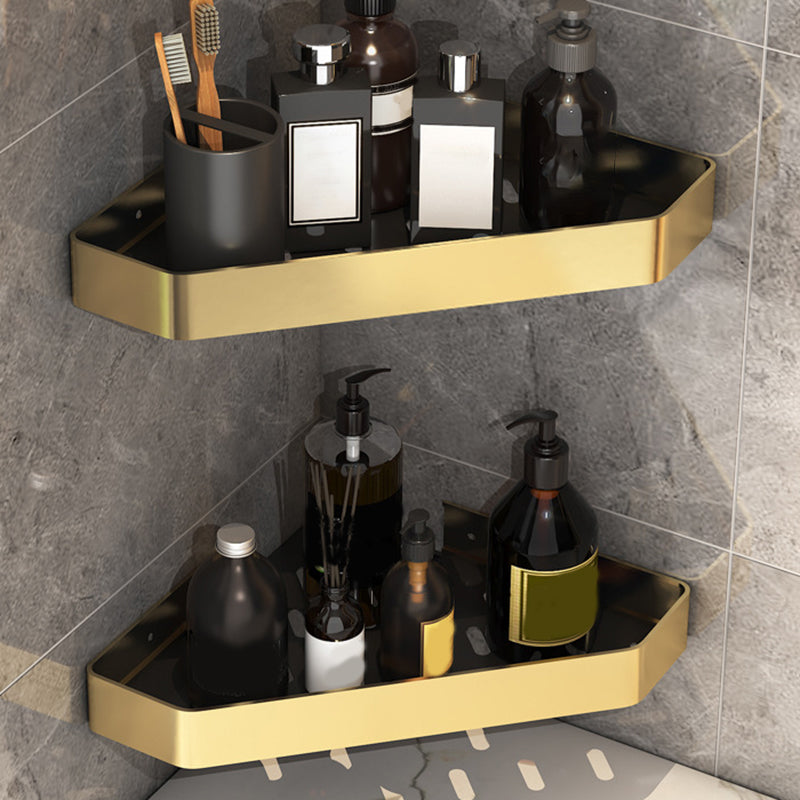 Elegant Black Brass Bathroom Accessories Set