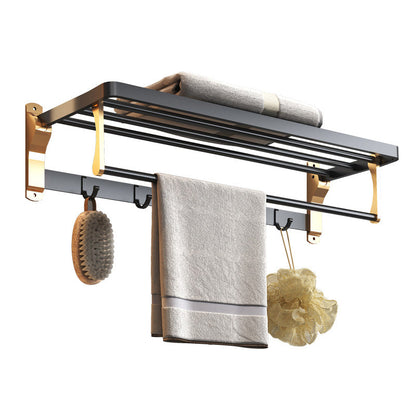 Stylish Matte Black Bath Hardware Set