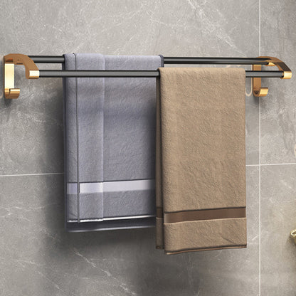 Stylish Matte Black Bath Hardware Set