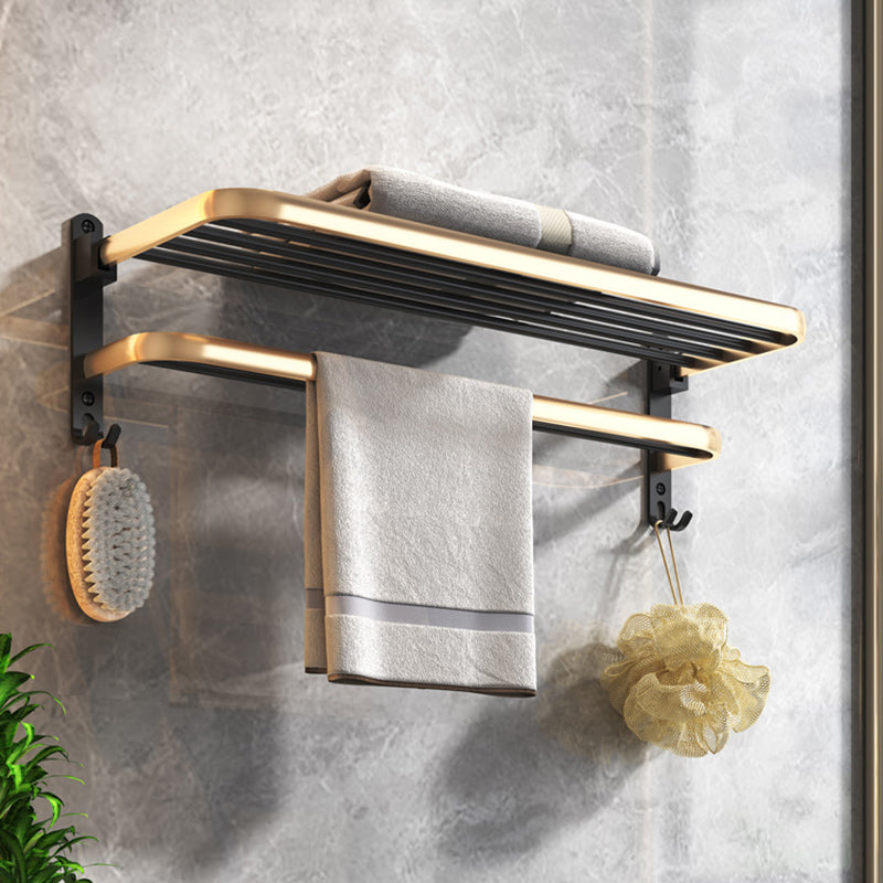 Elegant Black Brass Bathroom Accessories Set