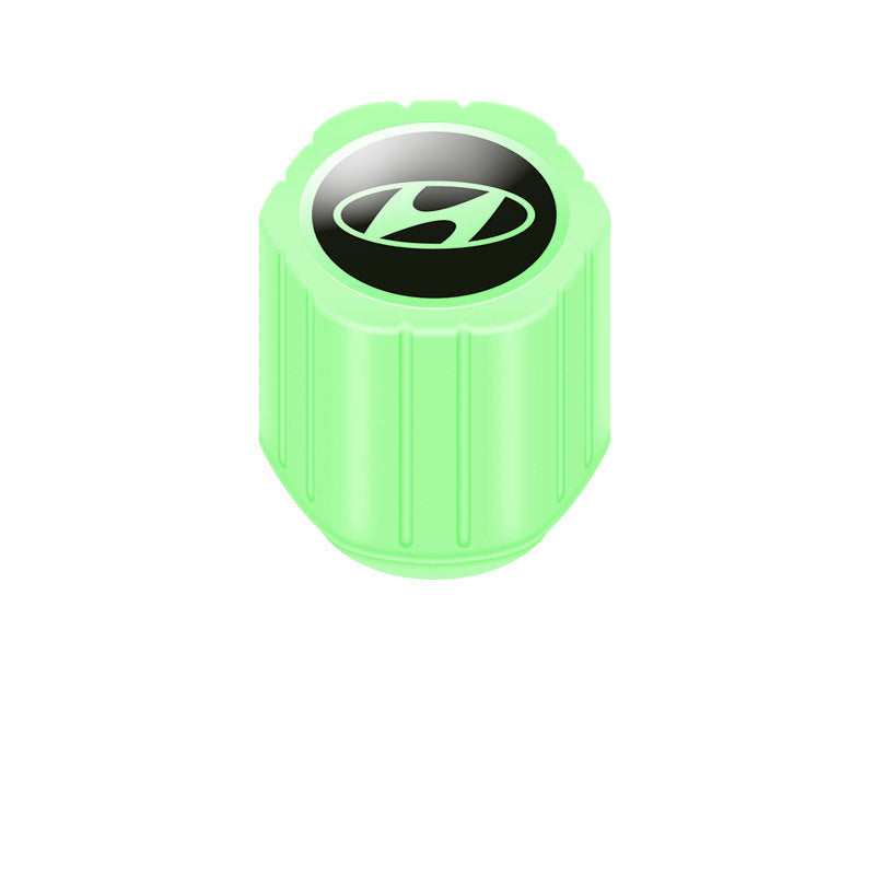 Bright Green LED Tire Valve Stem Caps 20-Pack