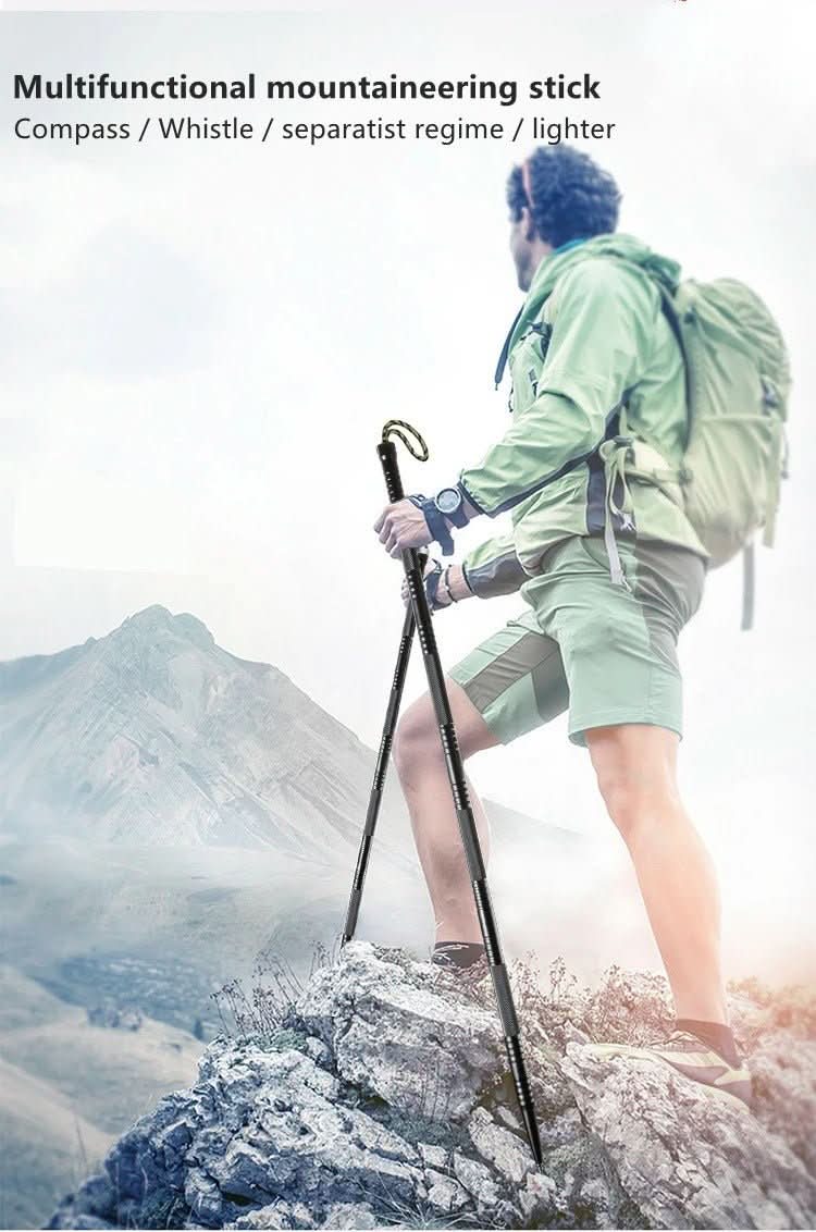 Strong Trekking Pole with Multi Tool - Luxicro