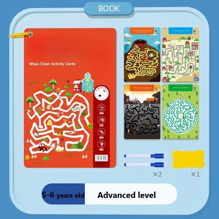 Fun Interactive Puzzle Book for Kids