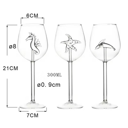 Ocean Life Dolphin Seahorse Kids Glasses