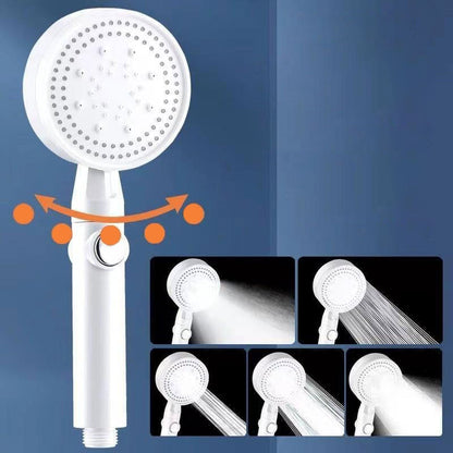 Modern Showerhead Set with Handheld Spray and Wall Mount