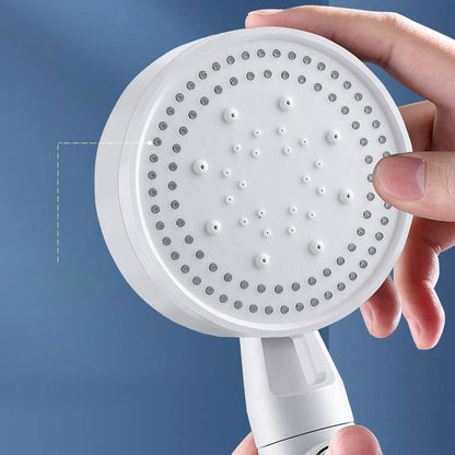 Modern Showerhead Set with Handheld Spray and Wall Mount