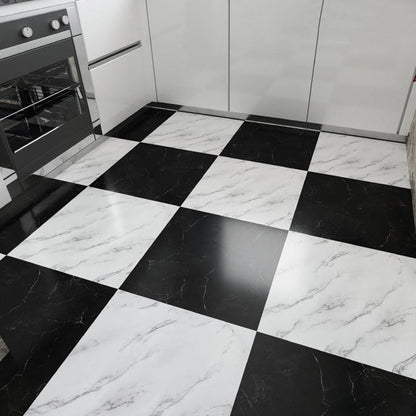 Simple Peel Stick Marble Vinyl Floor Tiles