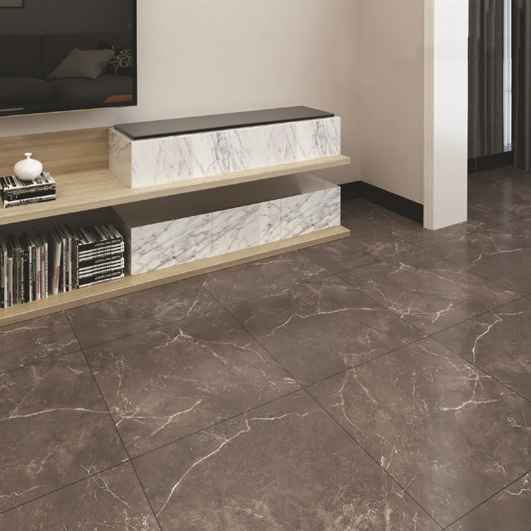Simple Peel Stick Marble Vinyl Floor Tiles