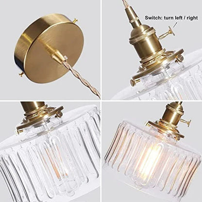 Elegant Glass Pendant Light Harrison