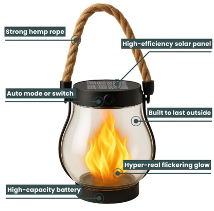 Bright Outdoor Solar Garden Light