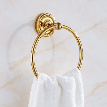 Classic Brass Bathroom Fixture Set