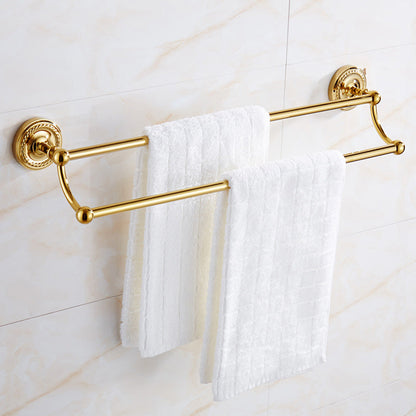 Classic Brass Bathroom Fixture Set