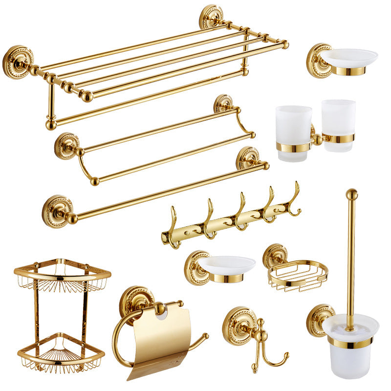 Classic Brass Bathroom Fixture Set