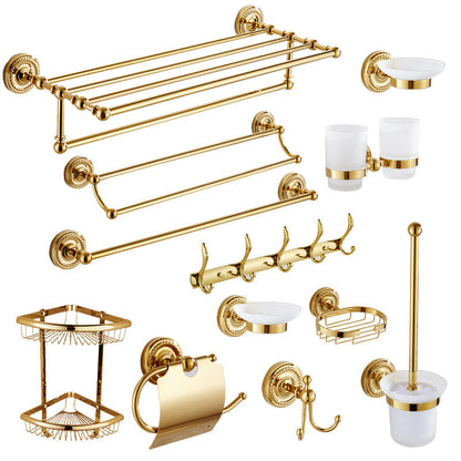 Classic Brass Bathroom Fixture Set