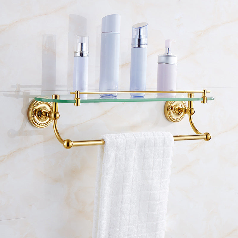 Classic Brass Bathroom Fixture Set