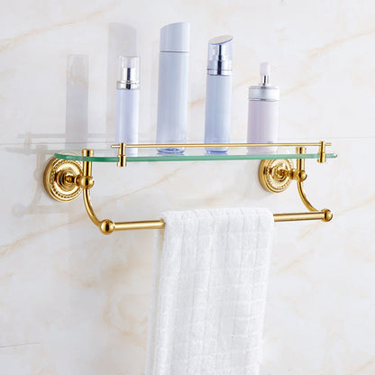 Classic Brass Bathroom Fixture Set