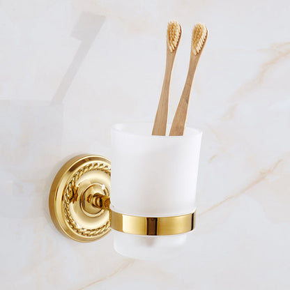 Classic Brass Bathroom Fixture Set