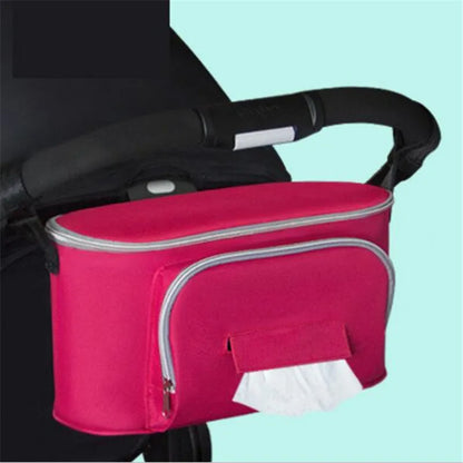 Convenient Stroller Organizer Bag with Insulated Pocket
