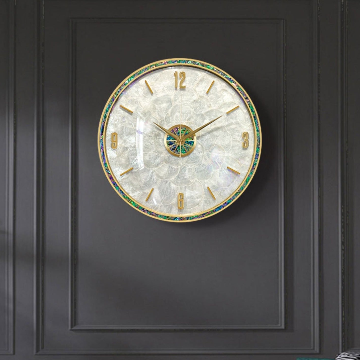 Classic Minimalist Wooden Wall Clock - Luxicro