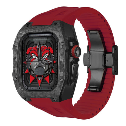 Durable Carbon Fiber Apple Watch Ultra Case Kit
