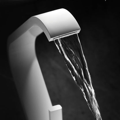 Contemporary Waterfall Faucet Stainless Steel Sink Faucet