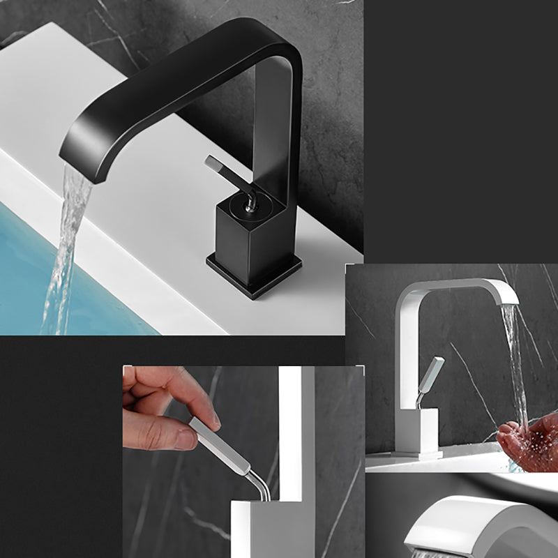 Contemporary Waterfall Faucet Stainless Steel Sink Faucet