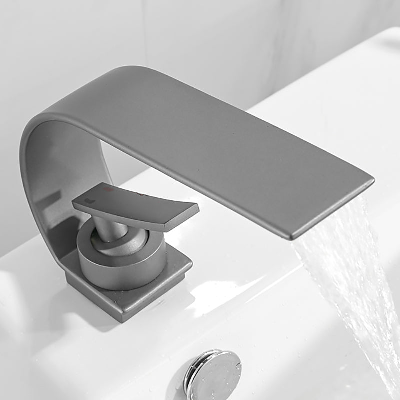 Contemporary Waterfall Faucet Stainless Steel Sink Faucet