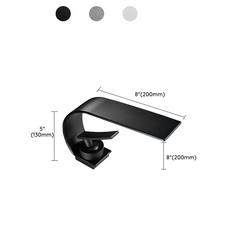 Contemporary Waterfall Faucet Stainless Steel Sink Faucet