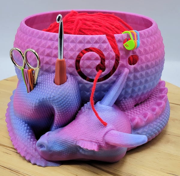 Large Fantasy Dragon Fibre Basket