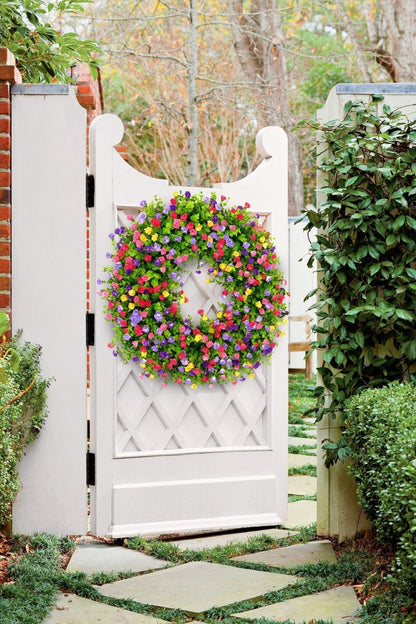 Beautiful Floral Spring Door Wreath