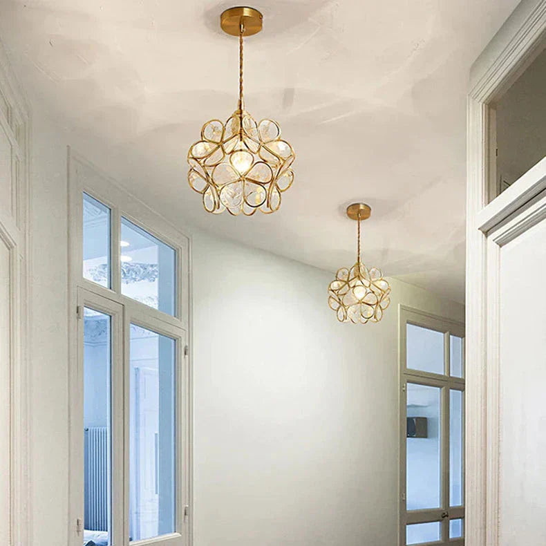 Beautiful Flower Pendant LED Lamp