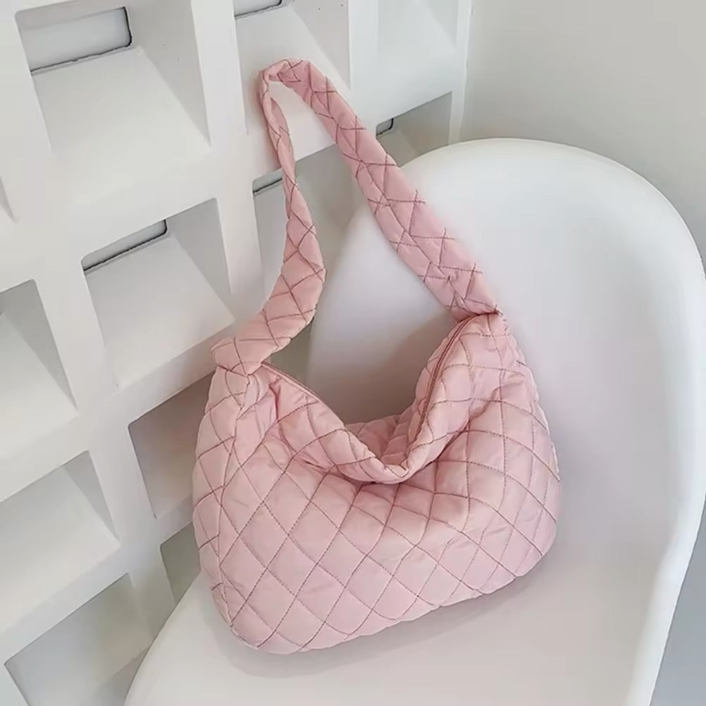 Spacious Cushioned Cross Body Shoulder Bag - Luxicro
