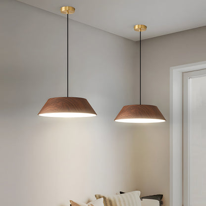 Natural Wood Japanese Pendant Light