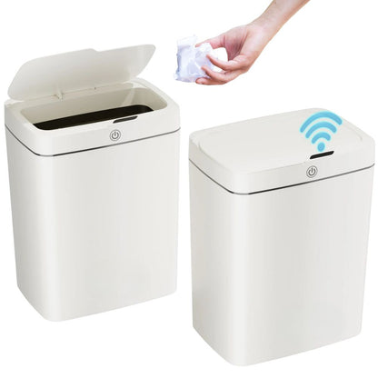 2 Pcs Hands Free Sensor Kitchen Trash Cans - Luxicro