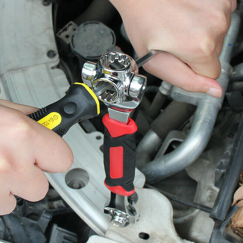 Essential 10pc Socket Wrench Tool Kit - Luxicro